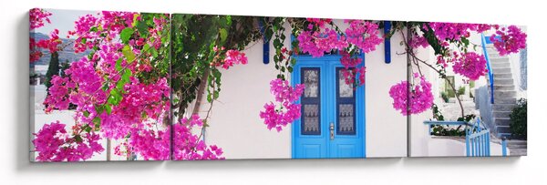 Obraz - Tradycyjny grecki dom (170x50 cm)