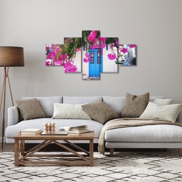 Obraz - Tradycyjny grecki dom (125x70 cm)