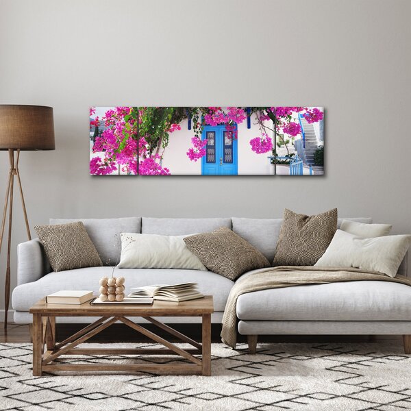 Obraz - Tradycyjny grecki dom (170x50 cm)