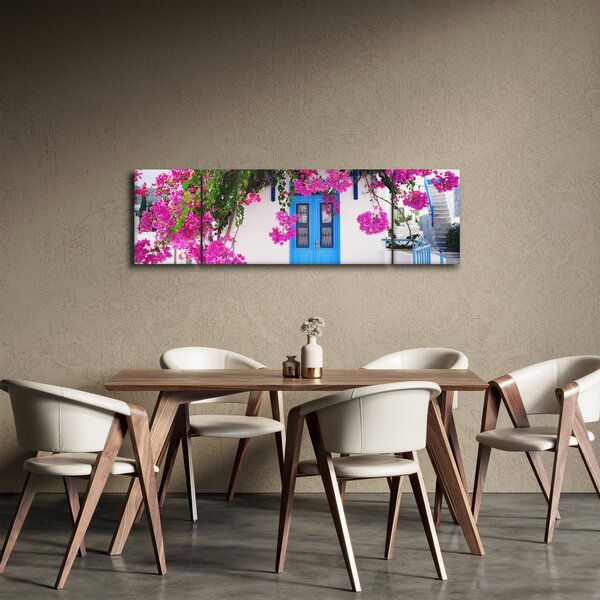 Obraz - Tradycyjny grecki dom (170x50 cm)