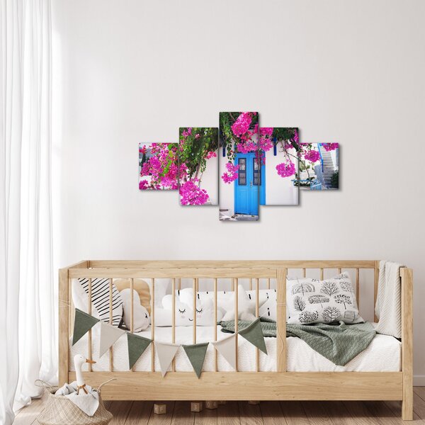 Obraz - Tradycyjny grecki dom (125x70 cm)