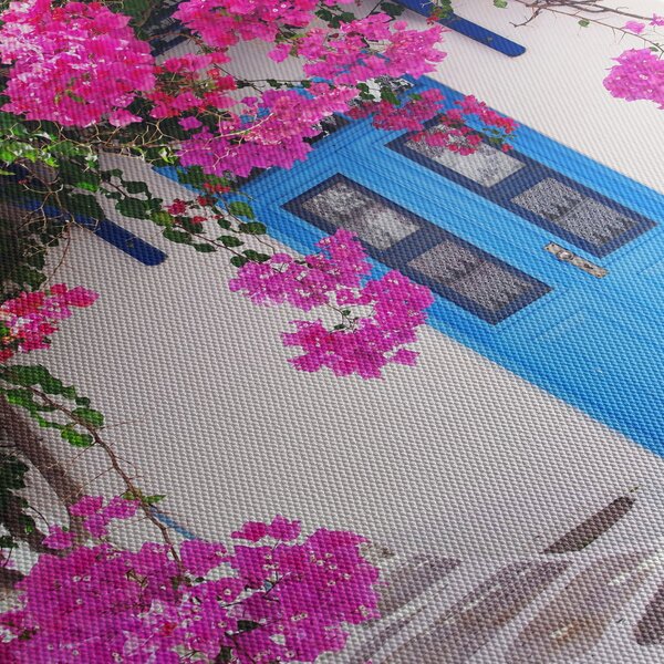 Obraz - Tradycyjny grecki dom (125x70 cm)