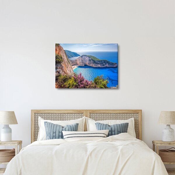 Obraz - Plaża Navagio, Grecja (70x50 cm)