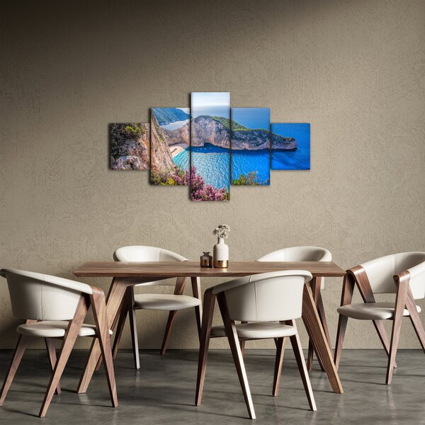 Obraz - Plaża Navagio, Grecja (125x70 cm)