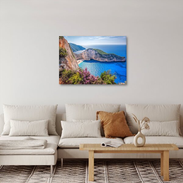 Obraz - Plaża Navagio, Grecja (70x50 cm)