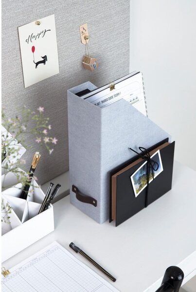 Kartonowy organizer na dokumenty Estelle Canvas Paper Laminate – Bigso