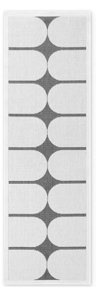 Czarno-biały chodnik odpowiedni na zewnątrz 80x250 cm Duet Bowen – NORTHRUGS