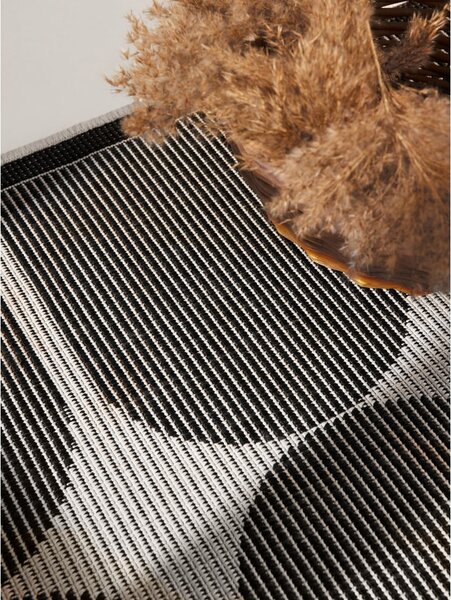 Czarno-biały chodnik odpowiedni na zewnątrz 80x250 cm Duet Bowen – NORTHRUGS