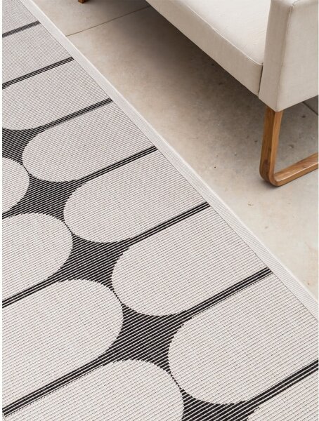Czarno-biały chodnik odpowiedni na zewnątrz 80x250 cm Duet Bowen – NORTHRUGS