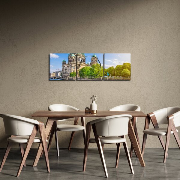Obraz - Katedra w Berlinie (z zegarem) (90x30 cm)