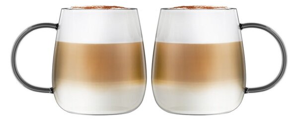 Kubki do cappuccino zestaw 2 szt. 400 ml Bolla – Vialli Design