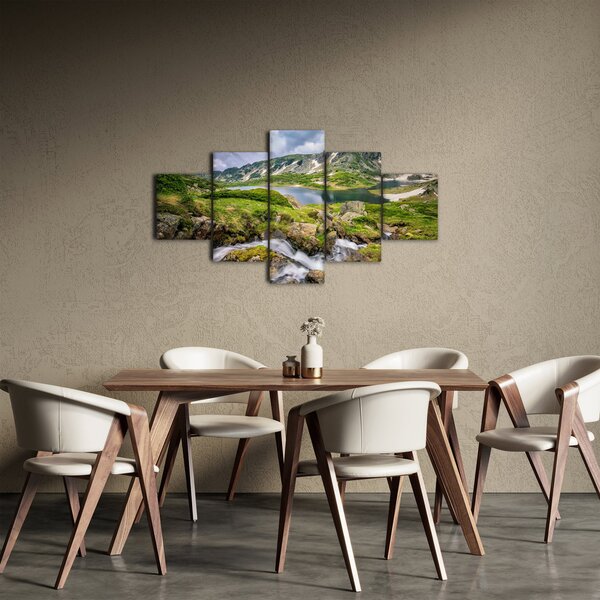 Obraz - Widok na górę Riła (125x70 cm)
