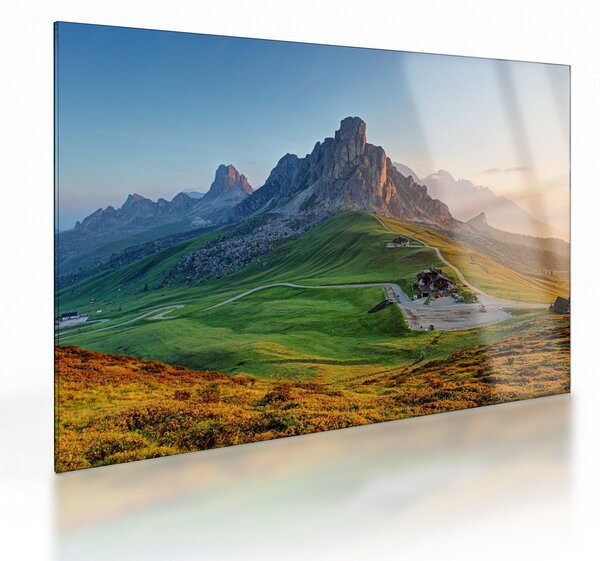 Obraz na szkle - Dolomity (70x50 cm)