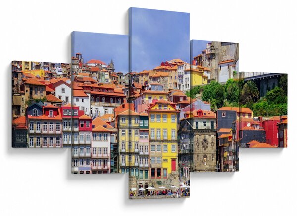 Obraz - Ribeira, Portugalia (125x70 cm)