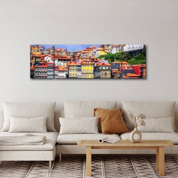 Obraz - Ribeira, Portugalia (170x50 cm)