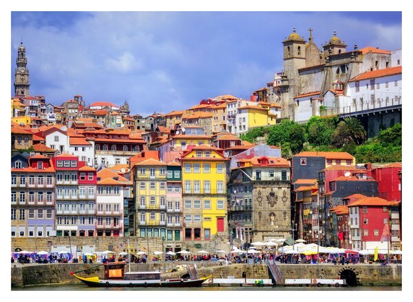 Obraz - Ribeira, Portugalia (70x50 cm)