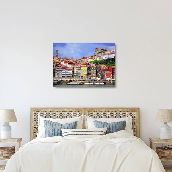 Obraz na szkle - Ribeira, Portugalia (70x50 cm)