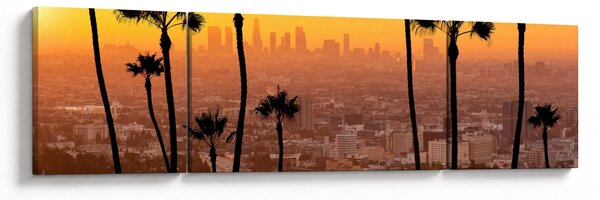 Obraz - Panorama Los Angeles (170x50 cm)