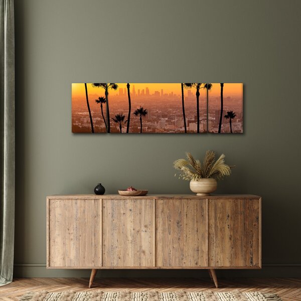 Obraz - Panorama Los Angeles (170x50 cm)