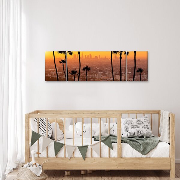 Obraz - Panorama Los Angeles (170x50 cm)