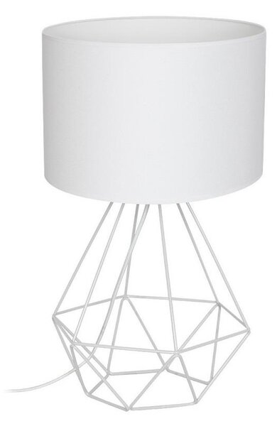 Milagro Lampa stołowa BASKET 1xE27/60W/230V biały DE7193