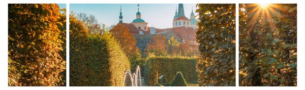Obraz - Pałac Wallensteina (170x50 cm)