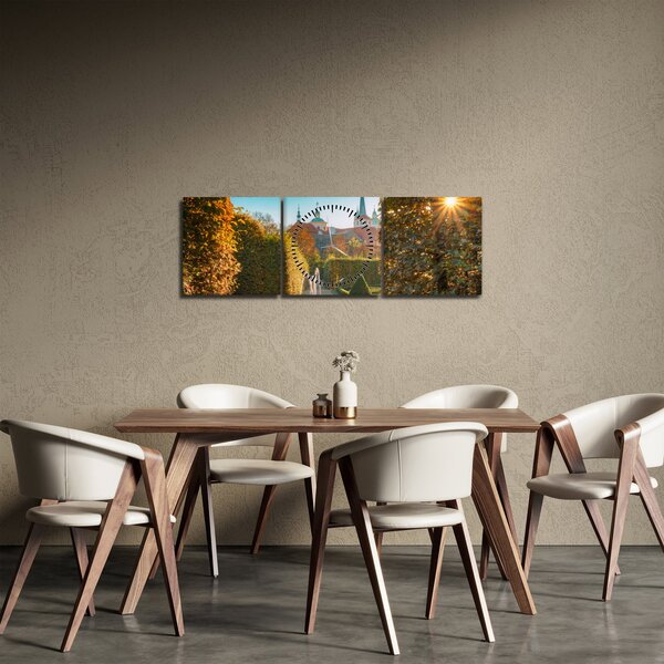 Obraz - Pałac Wallensteina (z zegarem) (90x30 cm)