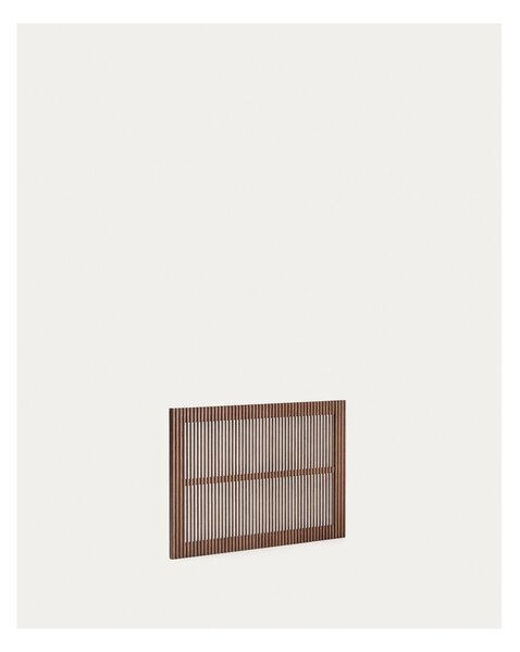 Zagłówek z litego drewna jesionowego w ciemnym naturalnym kolorze 105x70 cm Beyla – Kave Home