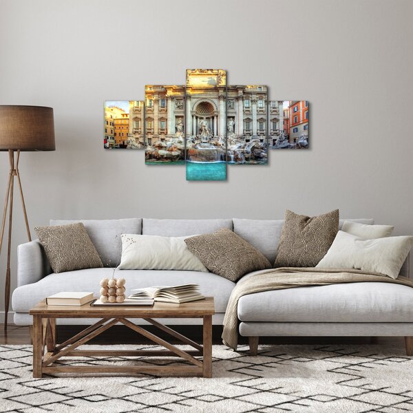 Obraz - Fontanna di Trevi (125x70 cm)