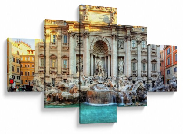 Obraz - Fontanna di Trevi (125x70 cm)