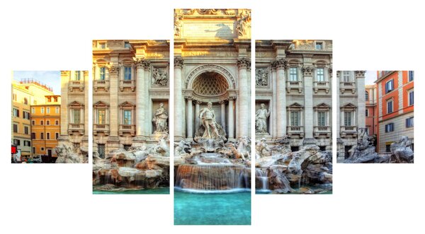 Obraz - Fontanna di Trevi (125x70 cm)