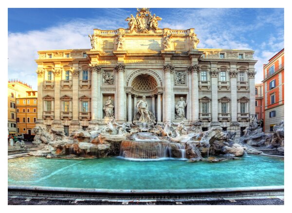 Obraz - Fontanna di Trevi (70x50 cm)