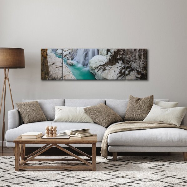 Obraz - Islandzka przyroda (170x50 cm)