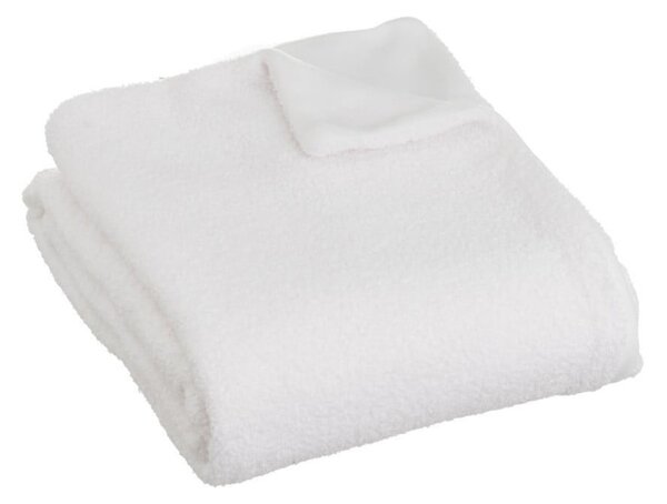 Biały koc z materiału sherpa 130x160 cm Sherpa Bouclé – Casa Selección