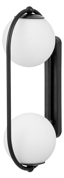 LAMPA ŚCIENNA KINKIET NOWOCZESNY CZARNY PANARI W2