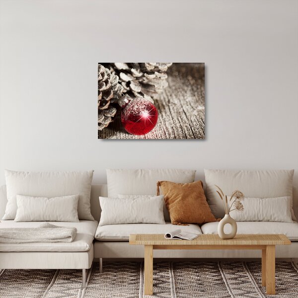 Obraz na szkle - Dekoracje świąteczne (70x50 cm)