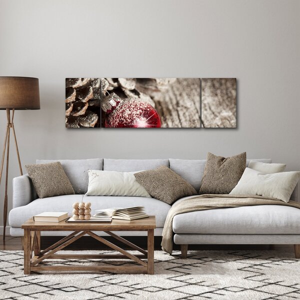 Obraz - Dekoracje świąteczne (170x50 cm)