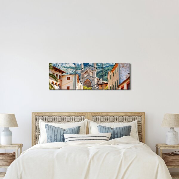 Obraz - Sóller, Majorka (z zegarem) (90x30 cm)