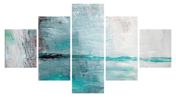 Obraz - Abstrakcyjny obraz olejny (125x70 cm)