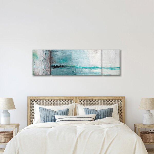 Obraz - Abstrakcyjny obraz olejny (170x50 cm)