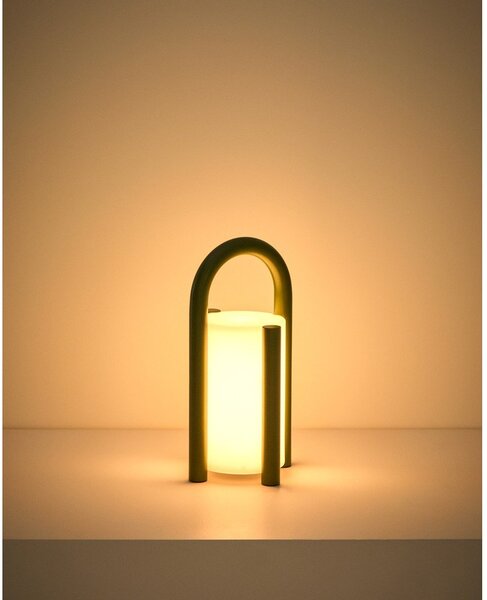 Lampa zewnętrzna przenośna LED na USB ø 14 cm Leros – Kave Home