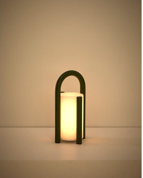 Lampa zewnętrzna przenośna LED na USB ø 14 cm Leros – Kave Home