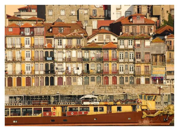 Obraz - Dzielnica Waterfront, Portugalia (70x50 cm)