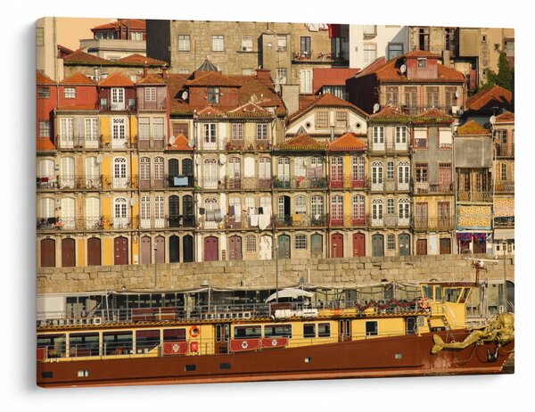 Obraz - Dzielnica Waterfront, Portugalia (70x50 cm)