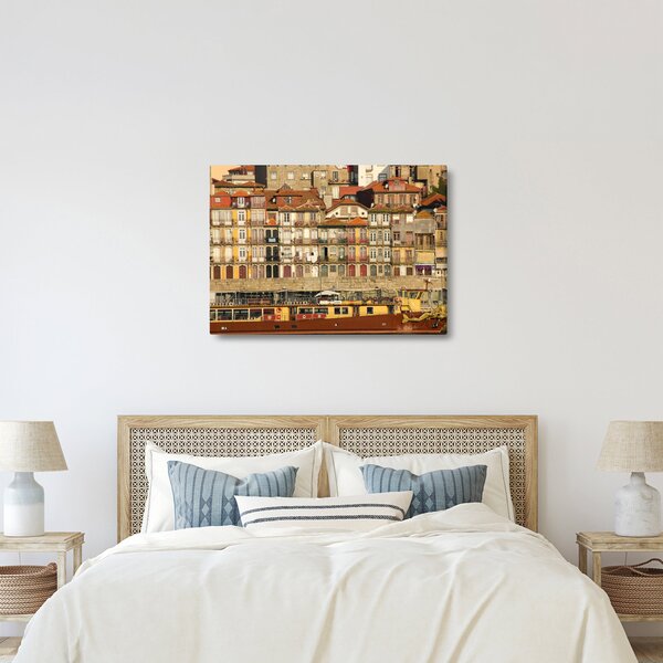 Obraz - Dzielnica Waterfront, Portugalia (70x50 cm)