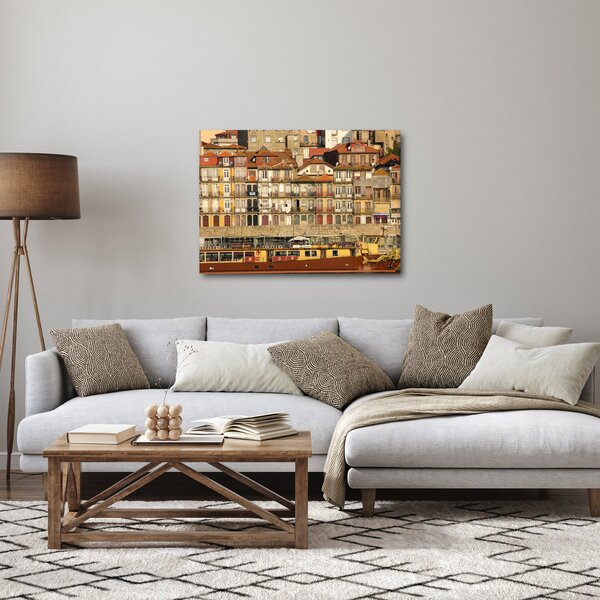Obraz - Dzielnica Waterfront, Portugalia (70x50 cm)