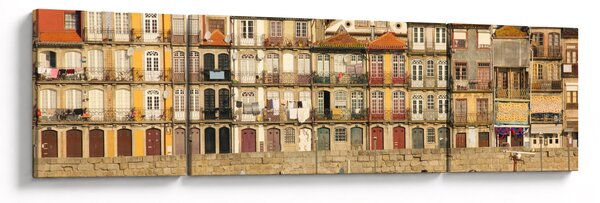 Obraz - Dzielnica Waterfront, Portugalia (170x50 cm)
