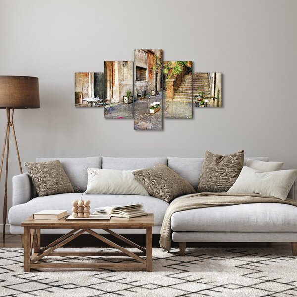 Obraz - Stare ulice Rzymu (125x70 cm)
