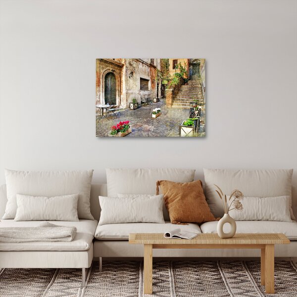 Obraz - Stare ulice Rzymu (70x50 cm)