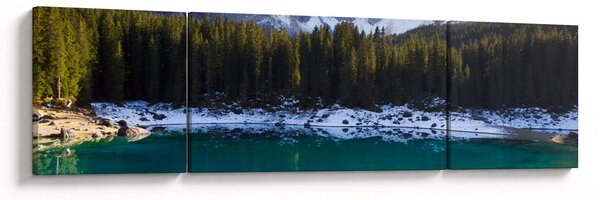 Obraz - Jezioro Karersee (170x50 cm)